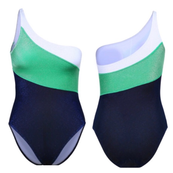 🩱HPx3🩱 Sparkly ✨ Colorblock Swimsuit - Picture 2 of 12